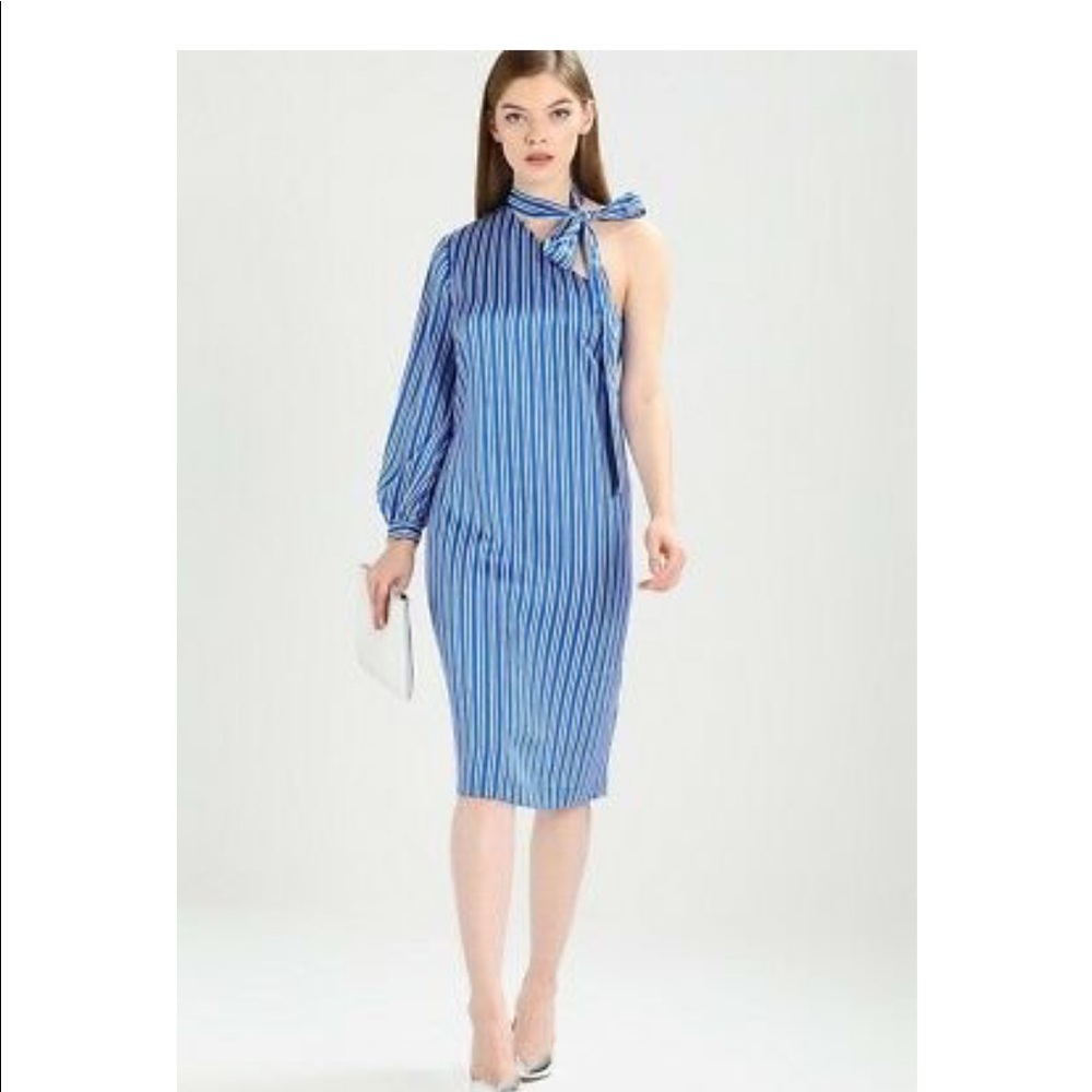 Banana Republic Bow Tie One Shoulder Dress